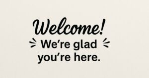 quotes attractive short welcome message for customers