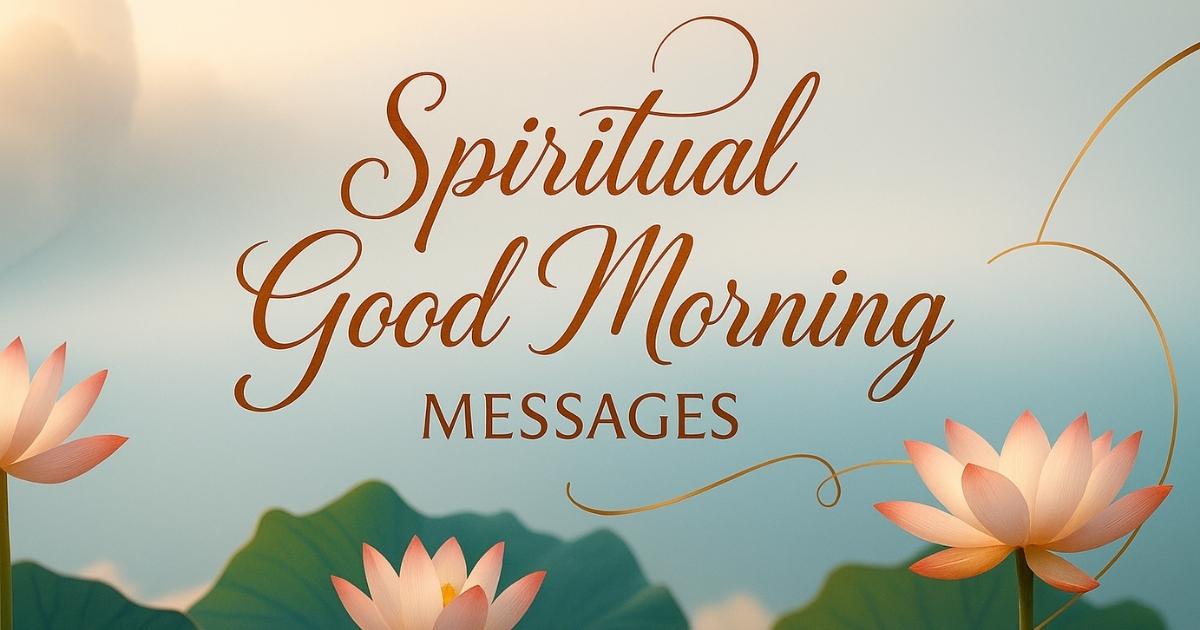Spiritual Good Morning Messages