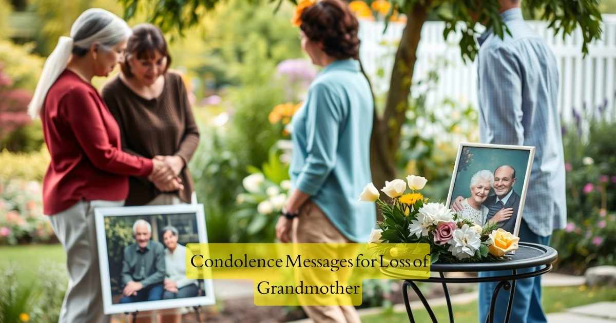 Condolence Messages for Loss of Grandmother