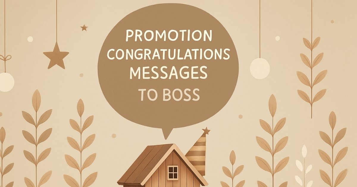 Promotion Congratulations Messages to Boss