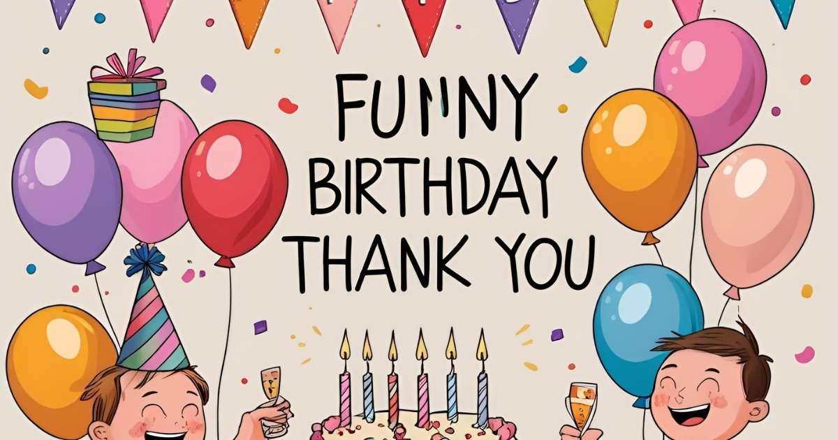 Funny Birthday Thank You Responses