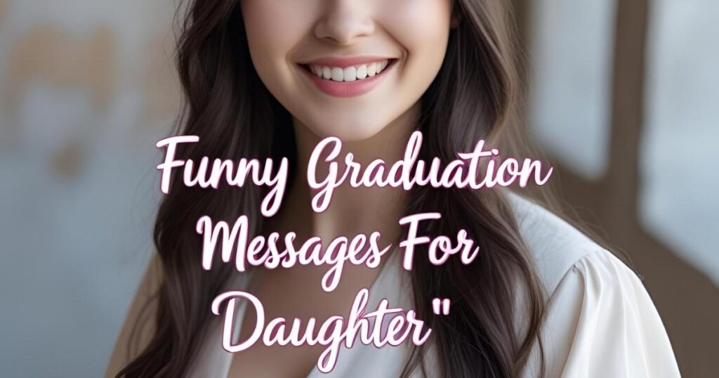 Funny Graduation Messages for Daughter