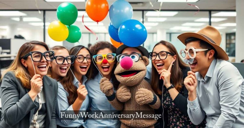 Funny Work Anniversary Message
