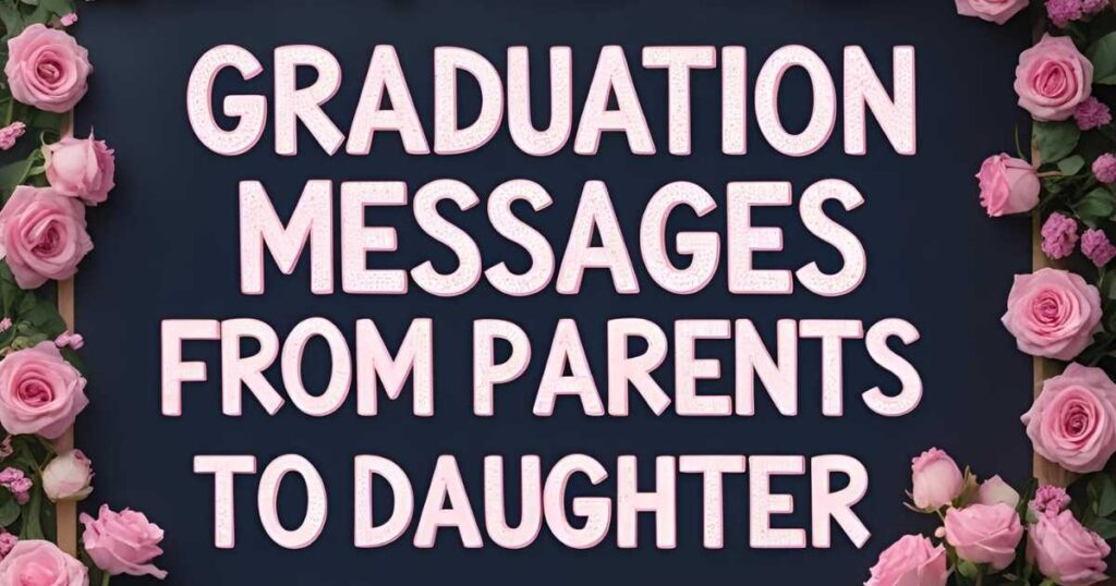 Graduation Messages from Parents to Daughter