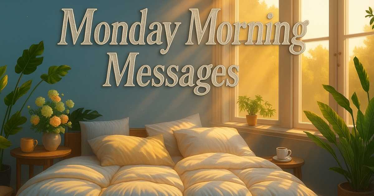 Monday Morning Messages