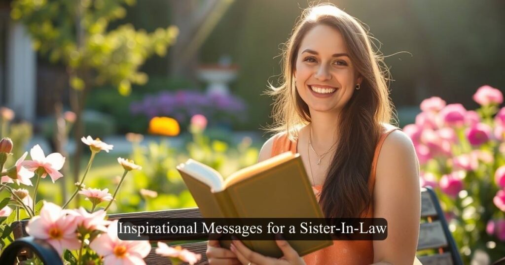 Inspirational Messages for a Sister-In-Law



