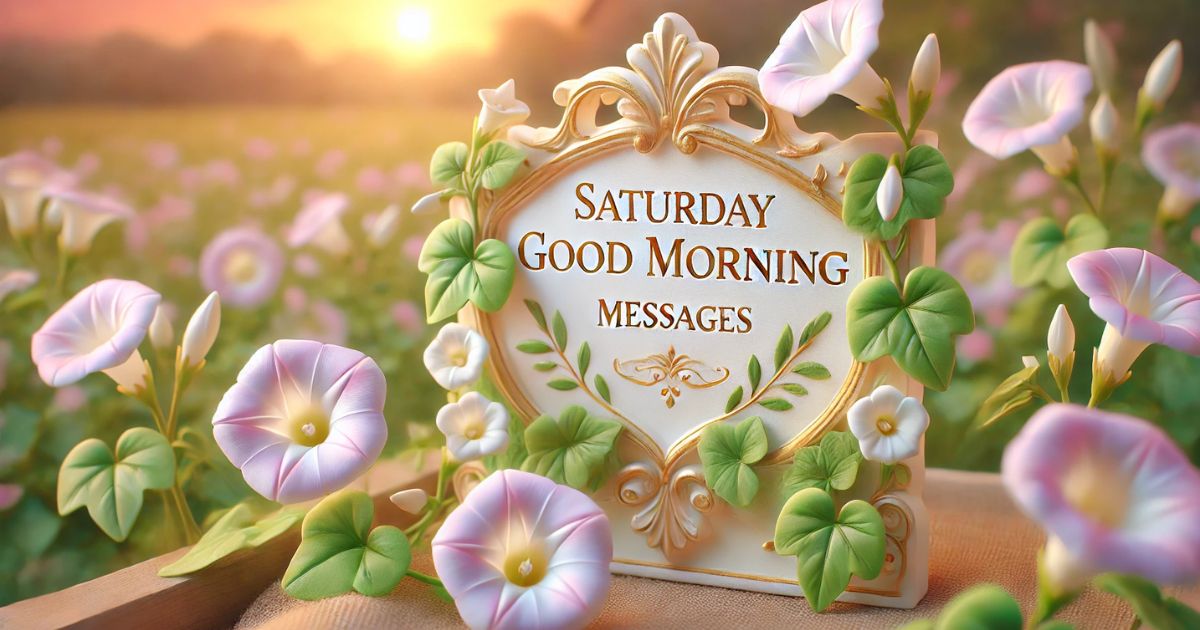 Saturday Good Morning Messages