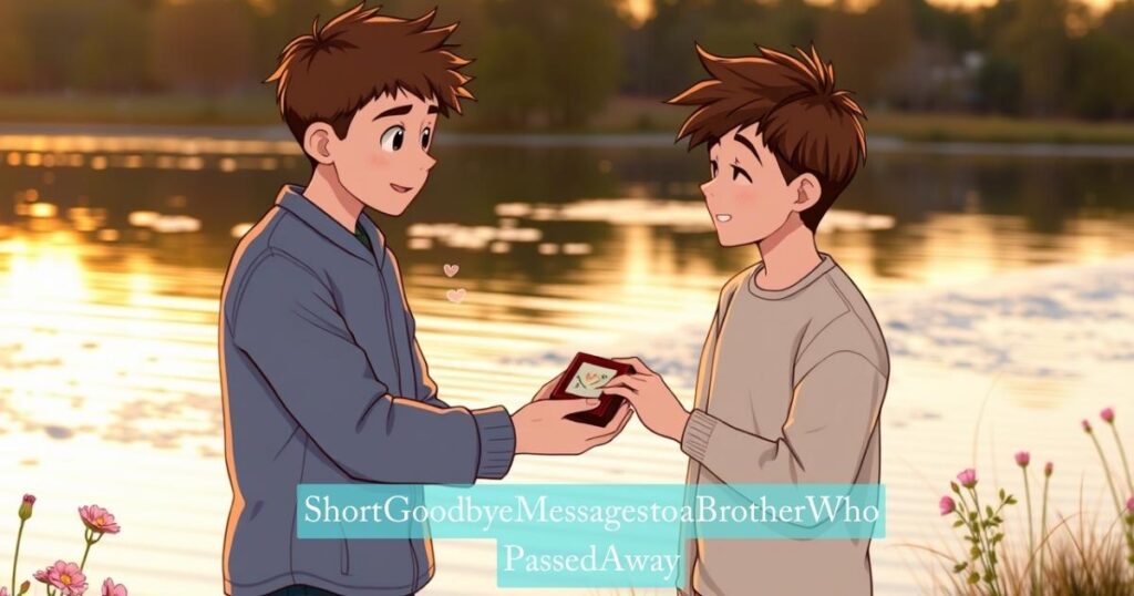 Short Goodbye Messages to a Brother Who Passed Away