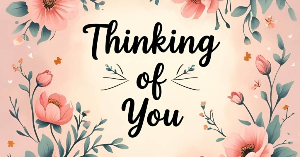 Short Thinking of You Messages for Her