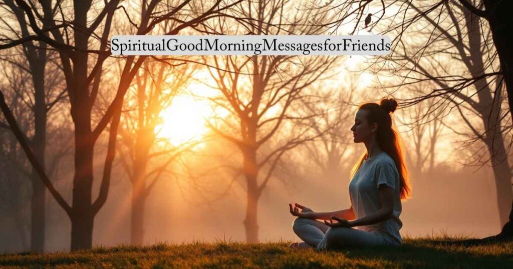 Spiritual Good Morning Messages for Friends