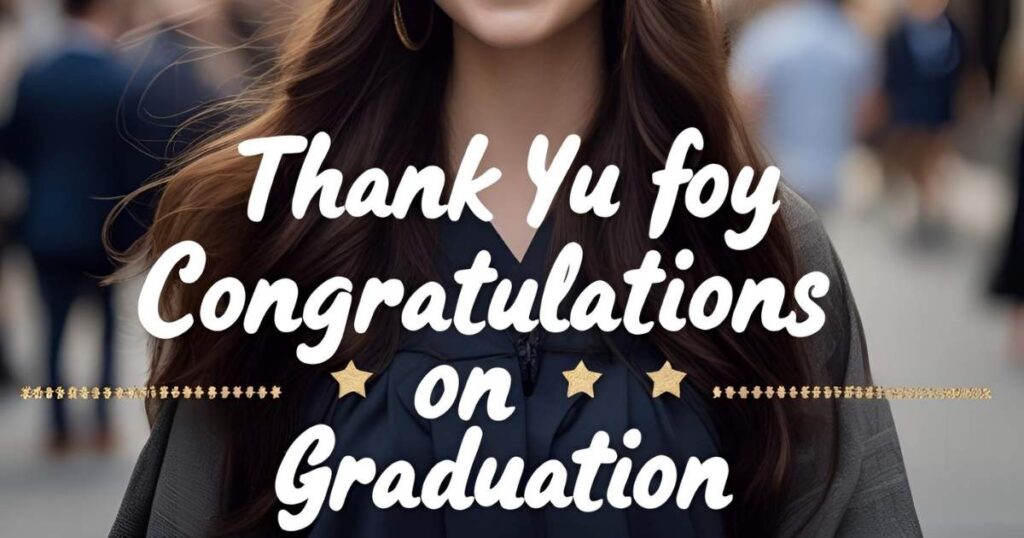 Thank You Messages for Congratulations on Graduation