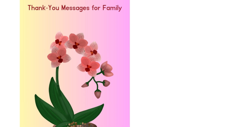 Thank-You Messages for Family