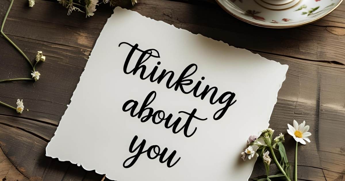 Thinking About You Message For Her