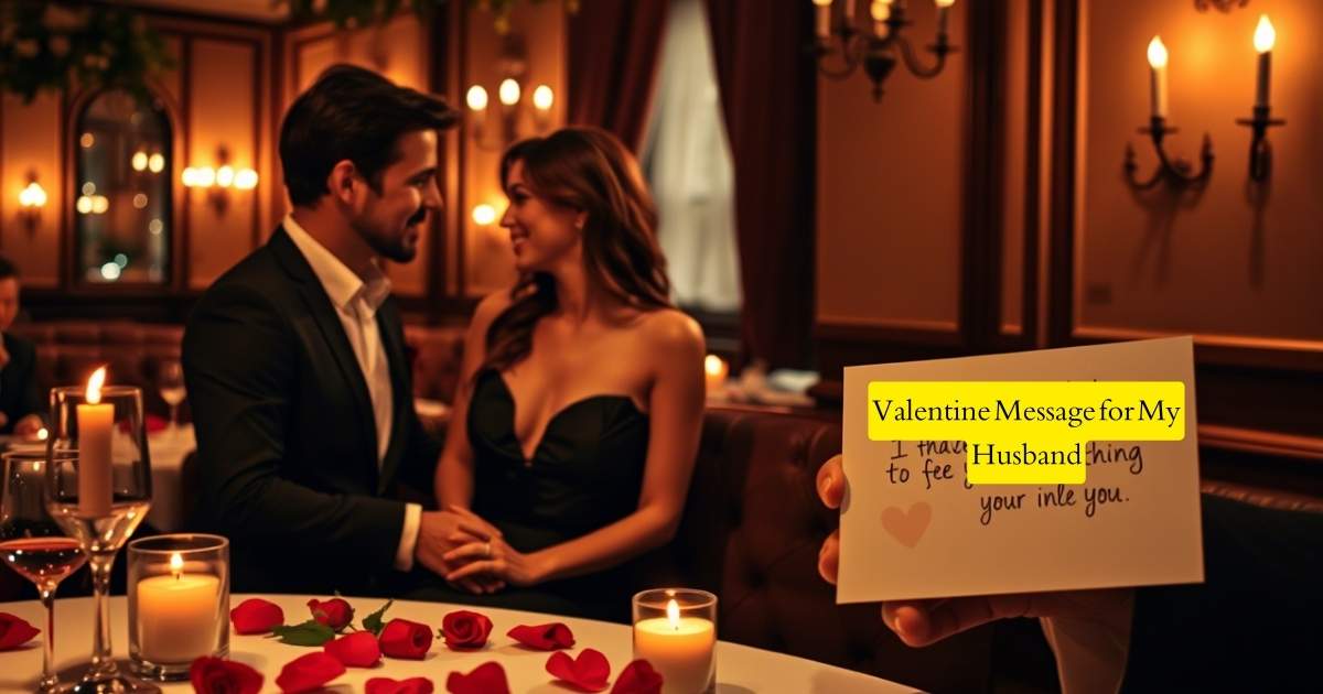 Valentine Message for My Husband