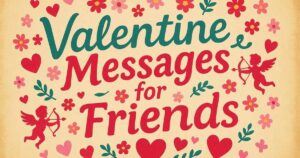 Valentine Messages for Friends