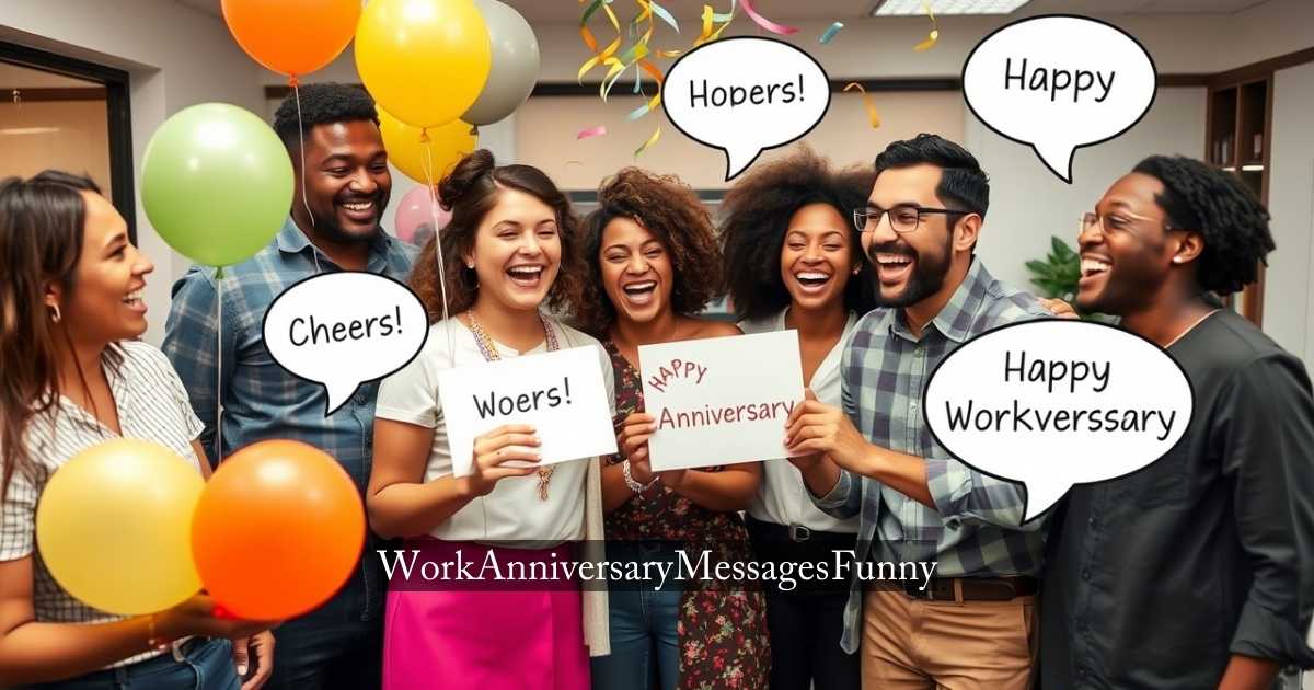 Work Anniversary Messages Funny
