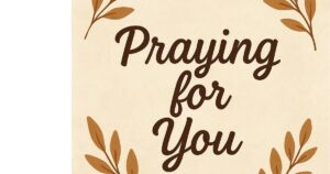 praying for you messages