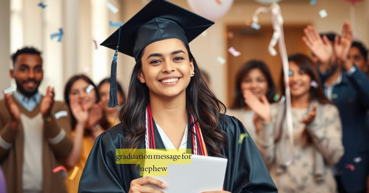 graduation message for nephew