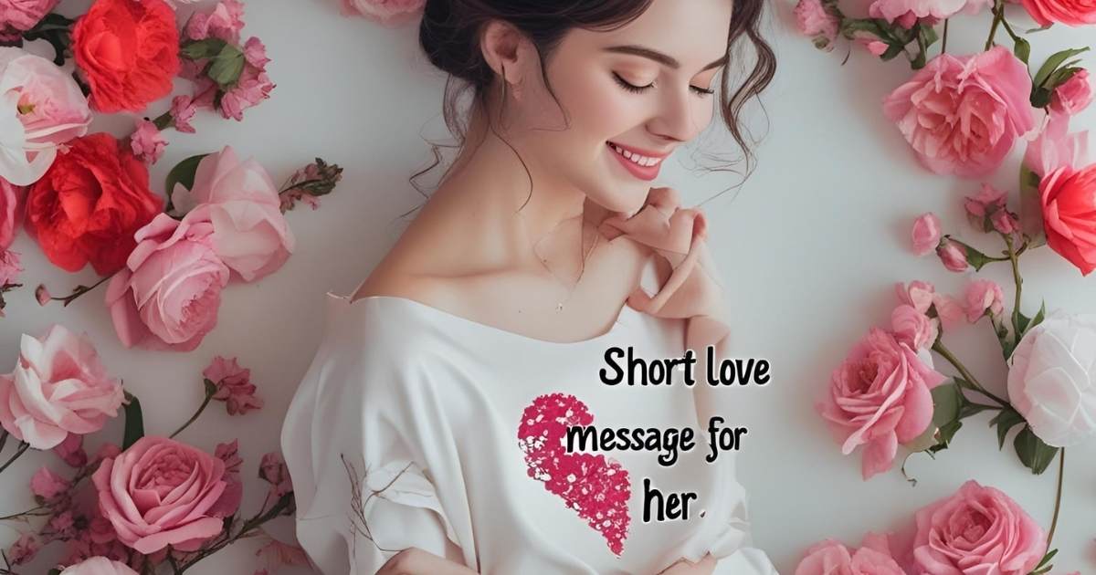 short love message for her