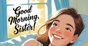 good morning message for sister