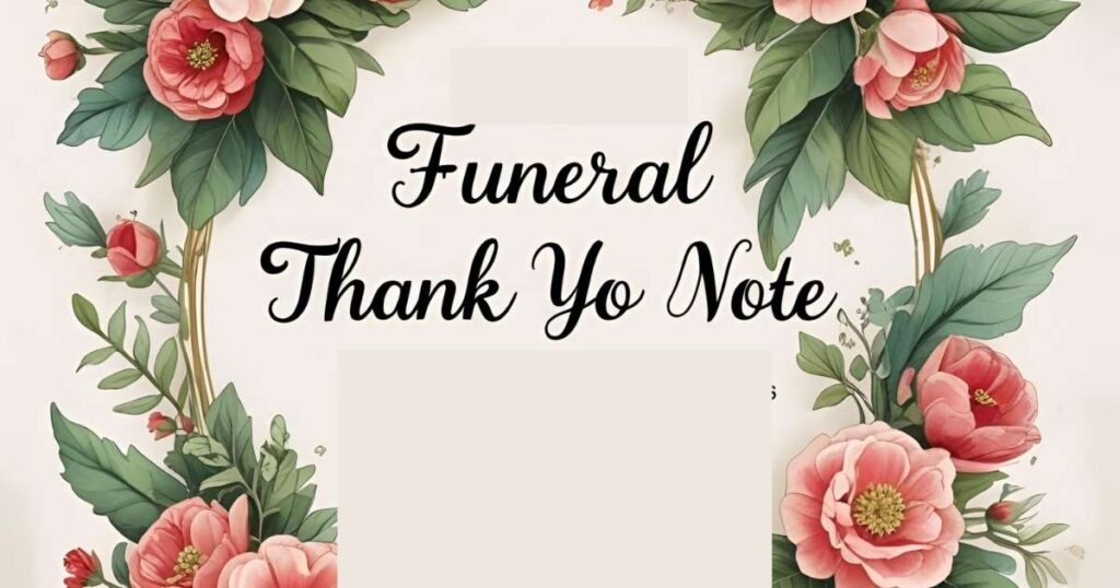 Funeral Thank You Notes for Money to Colleagues