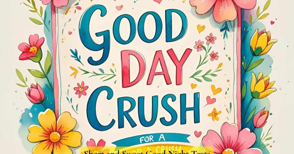 Good Day Wishes for Your Crush