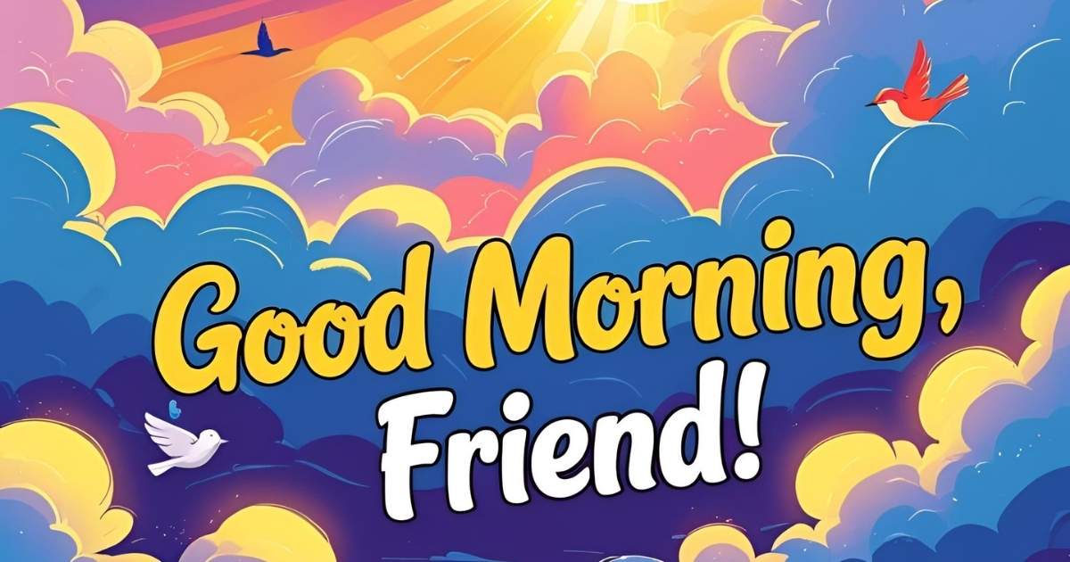Good Morning Message For a Friend