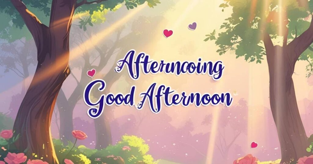 Heart-Touching Good Afternoon Quotes for Friends