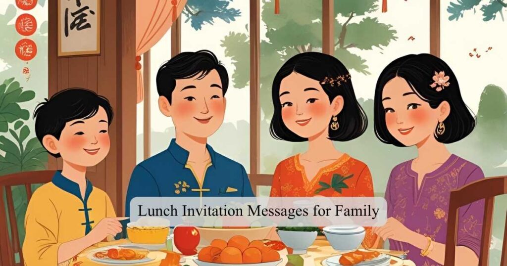Lunch Invitation Messages for Family