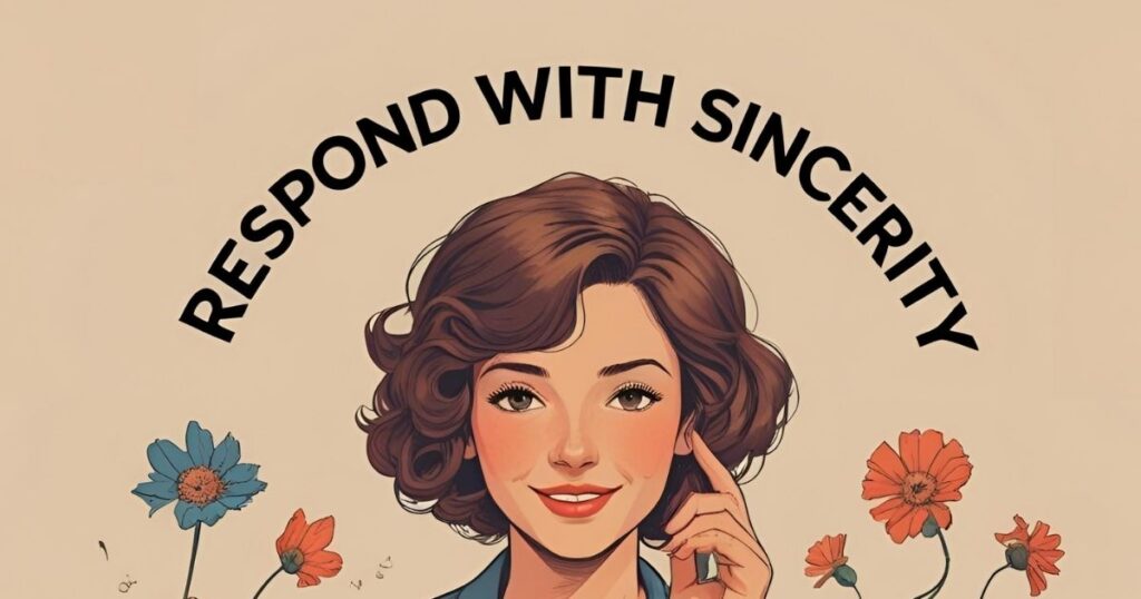 Respond with Sincerity