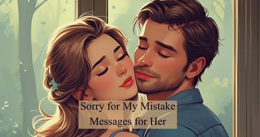 Sorry for My Mistake Messages for Her