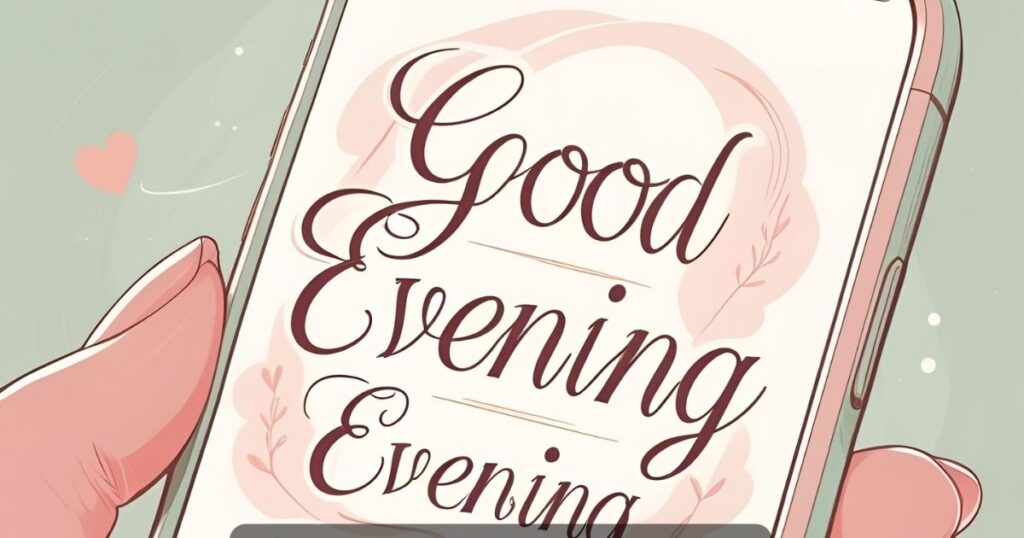Sweet & Gentle Good Evening Texts for Sweet Dreams of You