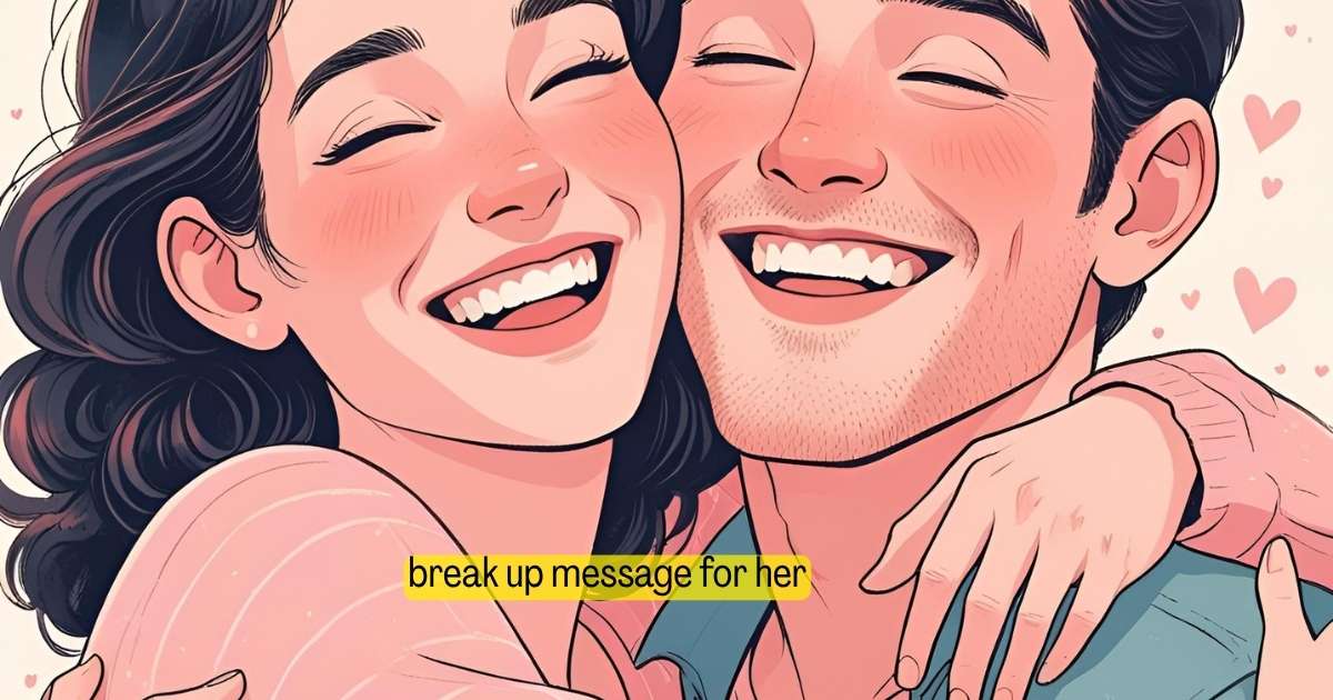 break up message for her