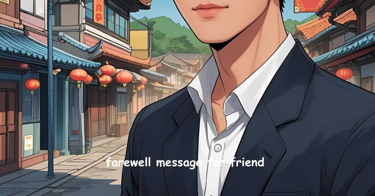 farewell message for friend