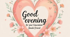 heart touching good evening message for my friend