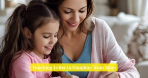 Touching Letter to Daughter from Mom